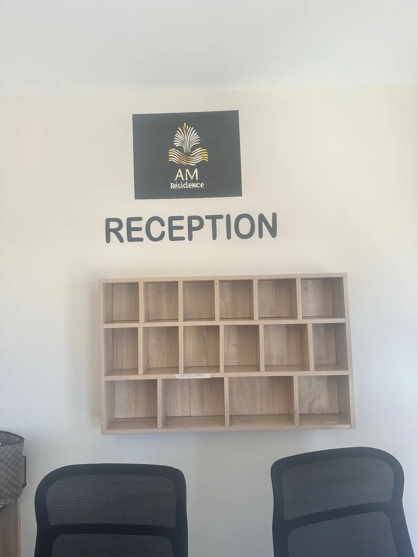 AM Résidence — la réception