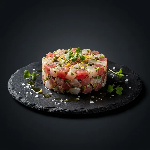 Tartare de poisson — Chez Bidul & Truc